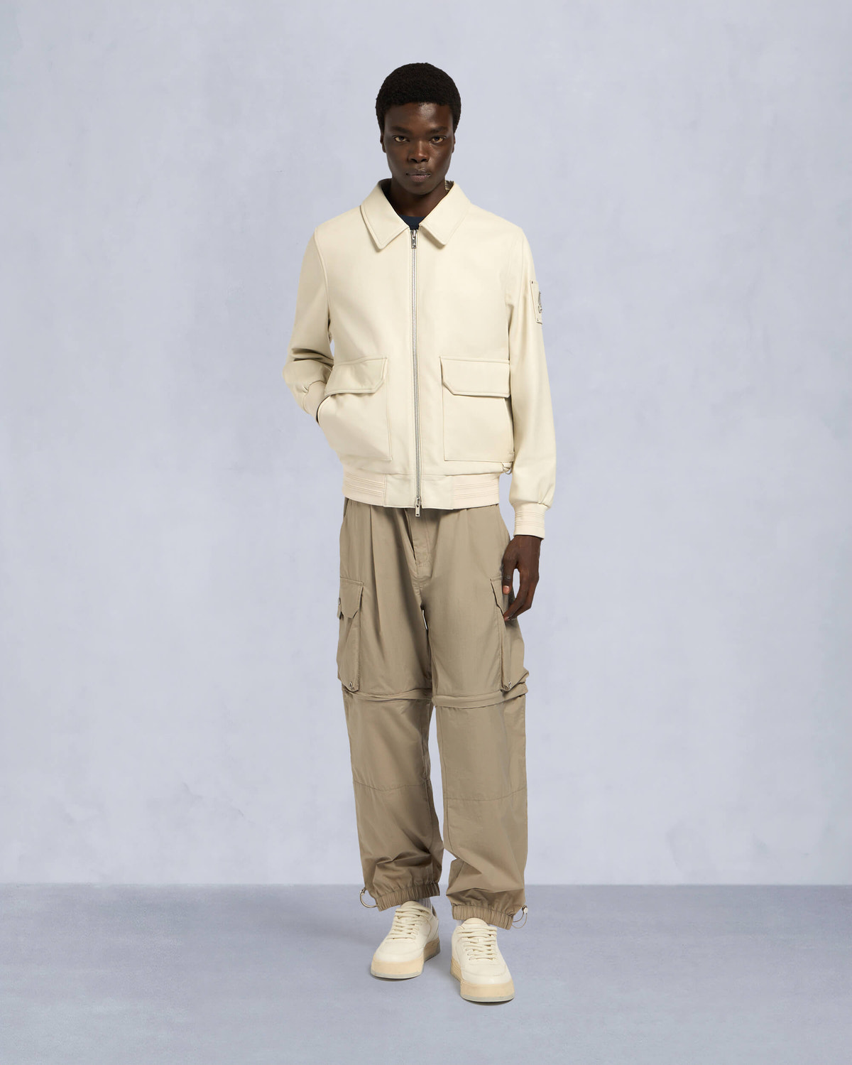 OXLEY LEATHER BOMBER JACKET