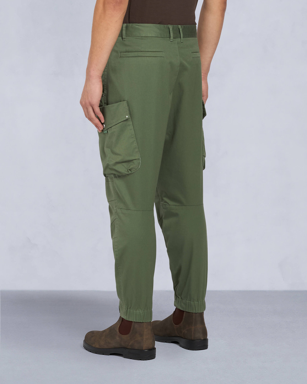 Moose Knuckles Mens Gaspe Cargo Pants KELP M15MR771 Back