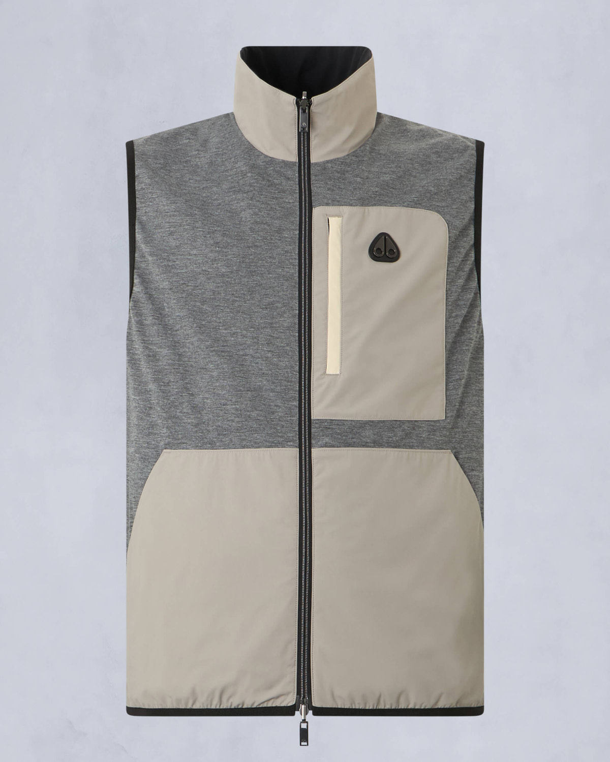 Moose Knuckles Mens Dominion Packable Vest BLACK/DUSK M15MV452 Detail7