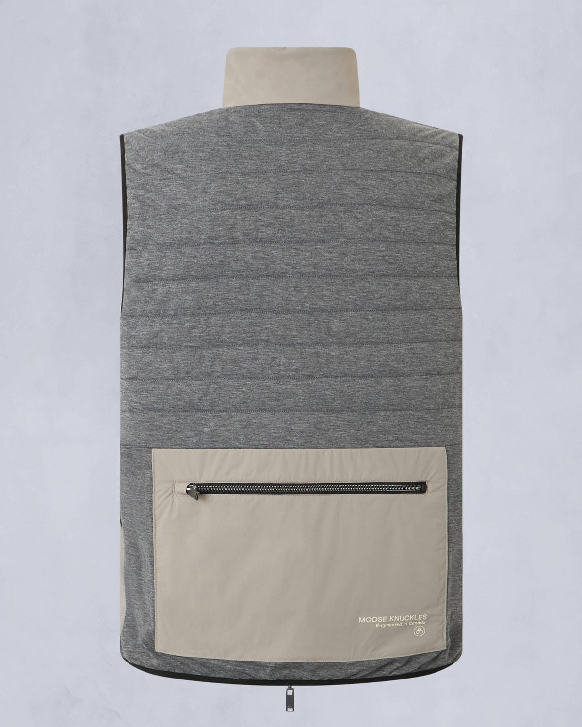 Moose Knuckles Mens Dominion Packable Vest BLACK/DUSK M15MV452 Detail8