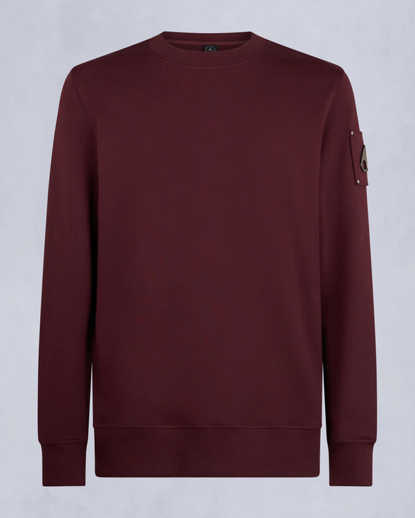Moose Knuckles - M33MS706 - Hartsfield Sweatshirt - MENS - Beet - GM