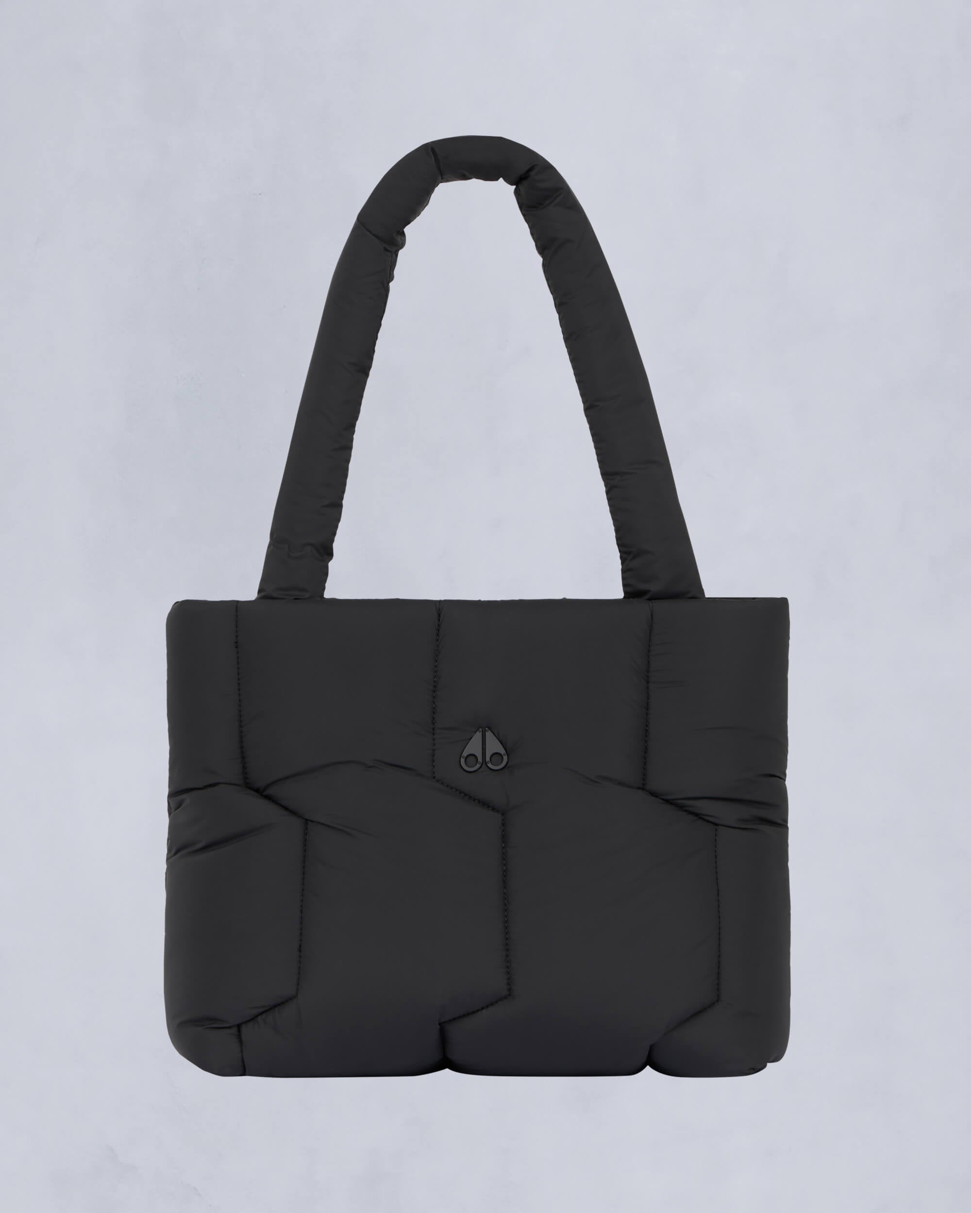 Moose Knuckles Accessories Angline Puffer Tote Bag Black M34LA540 Front Category