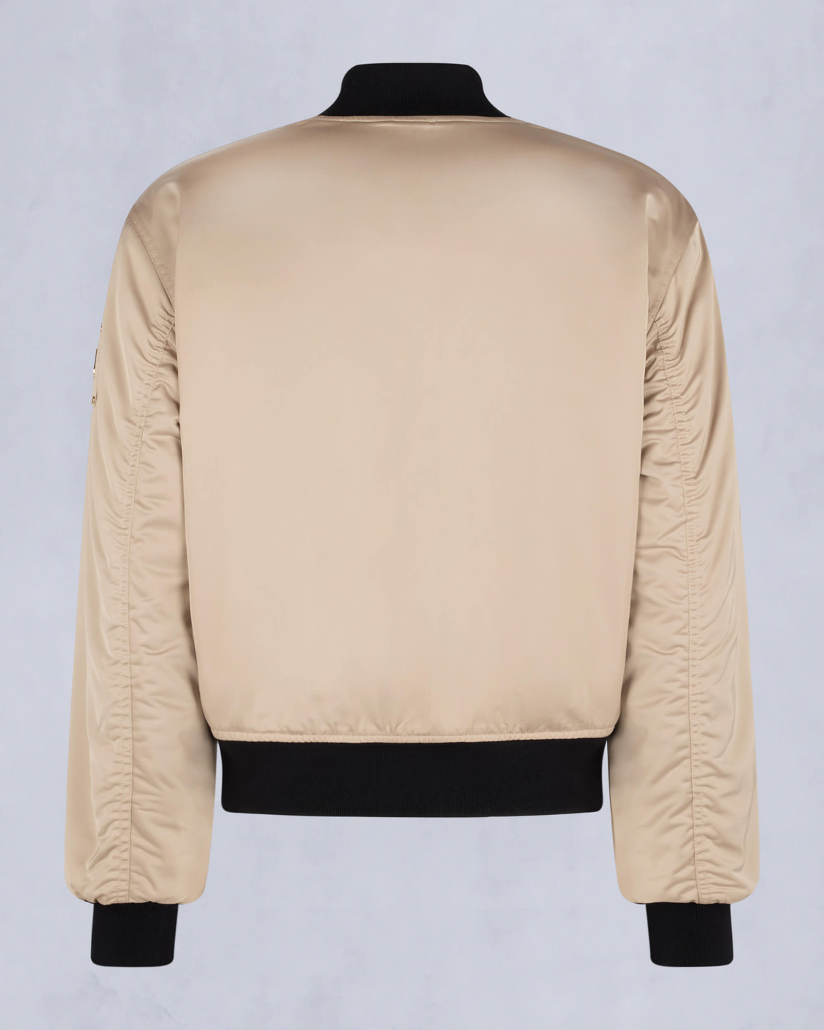 Moose Knuckles Womens Gold Series Reversible Jet Bomber Jacket Champagne M34LB022G Detail2