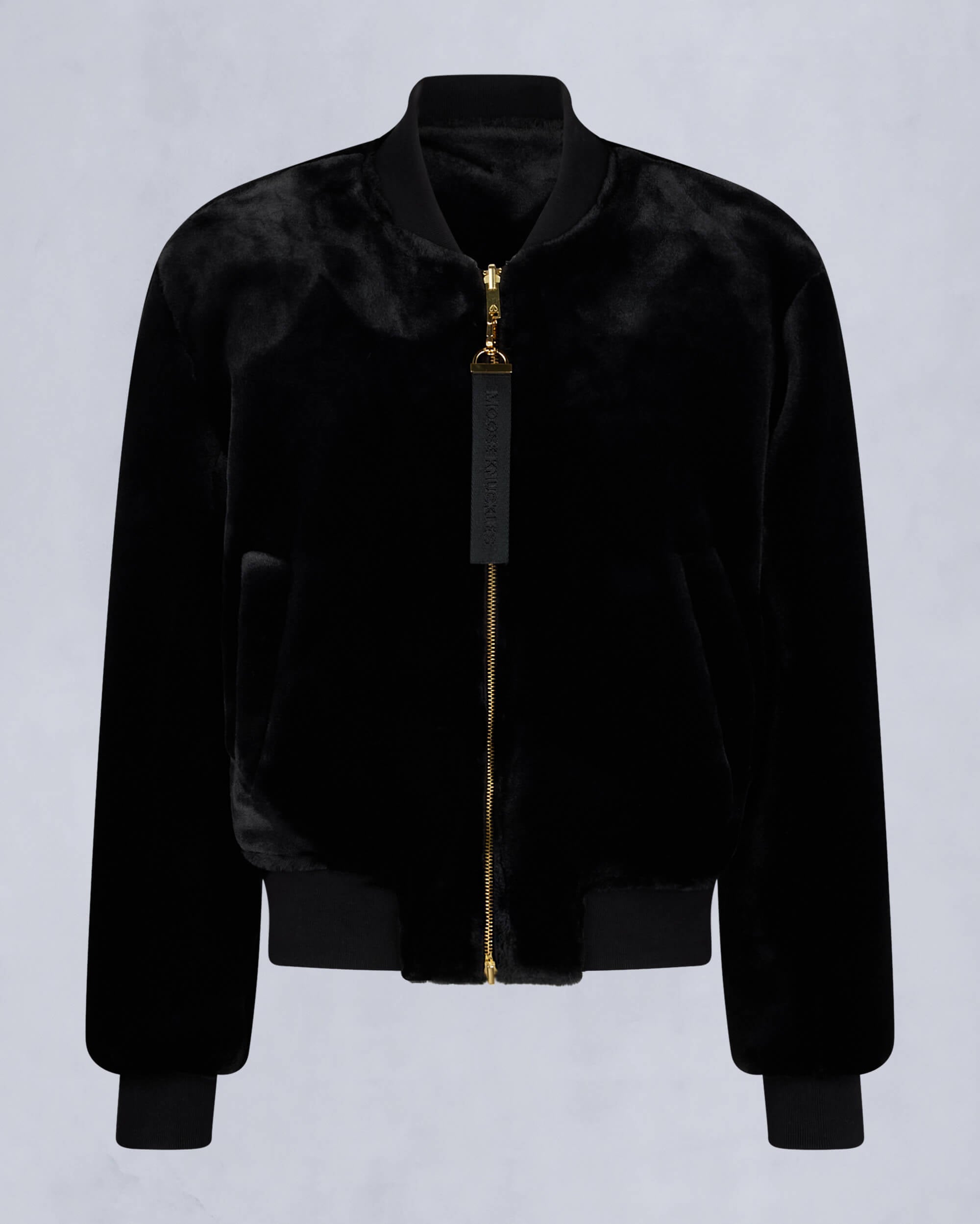 Moose Knuckles Womens Gold Series Reversible Jet Bomber Jacket Champagne M34LB022G Detail7