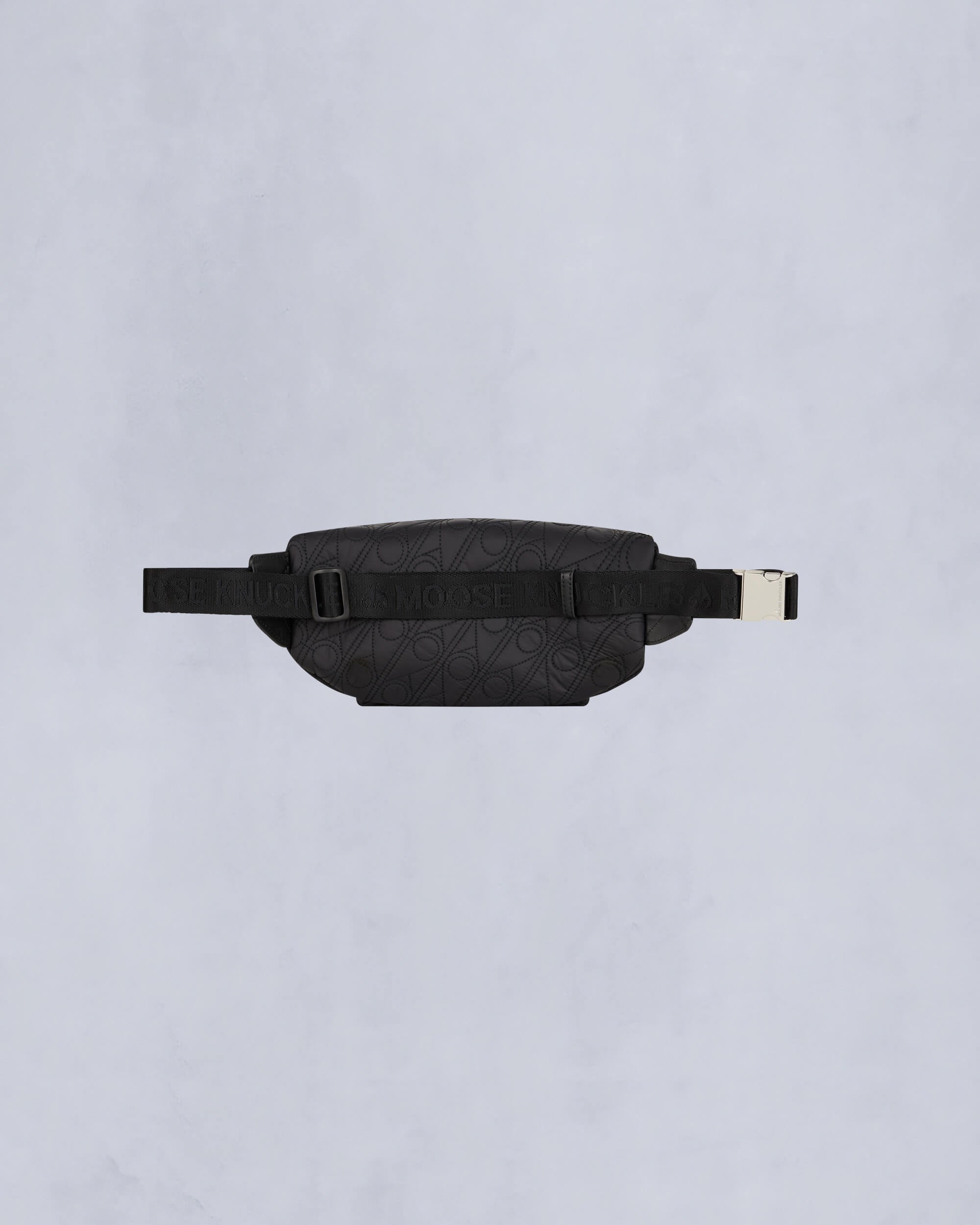 Moose Knuckles - M34MA522H - Logo Monogram Waist Bag - ACCESSORIES - Black Monogram - Back