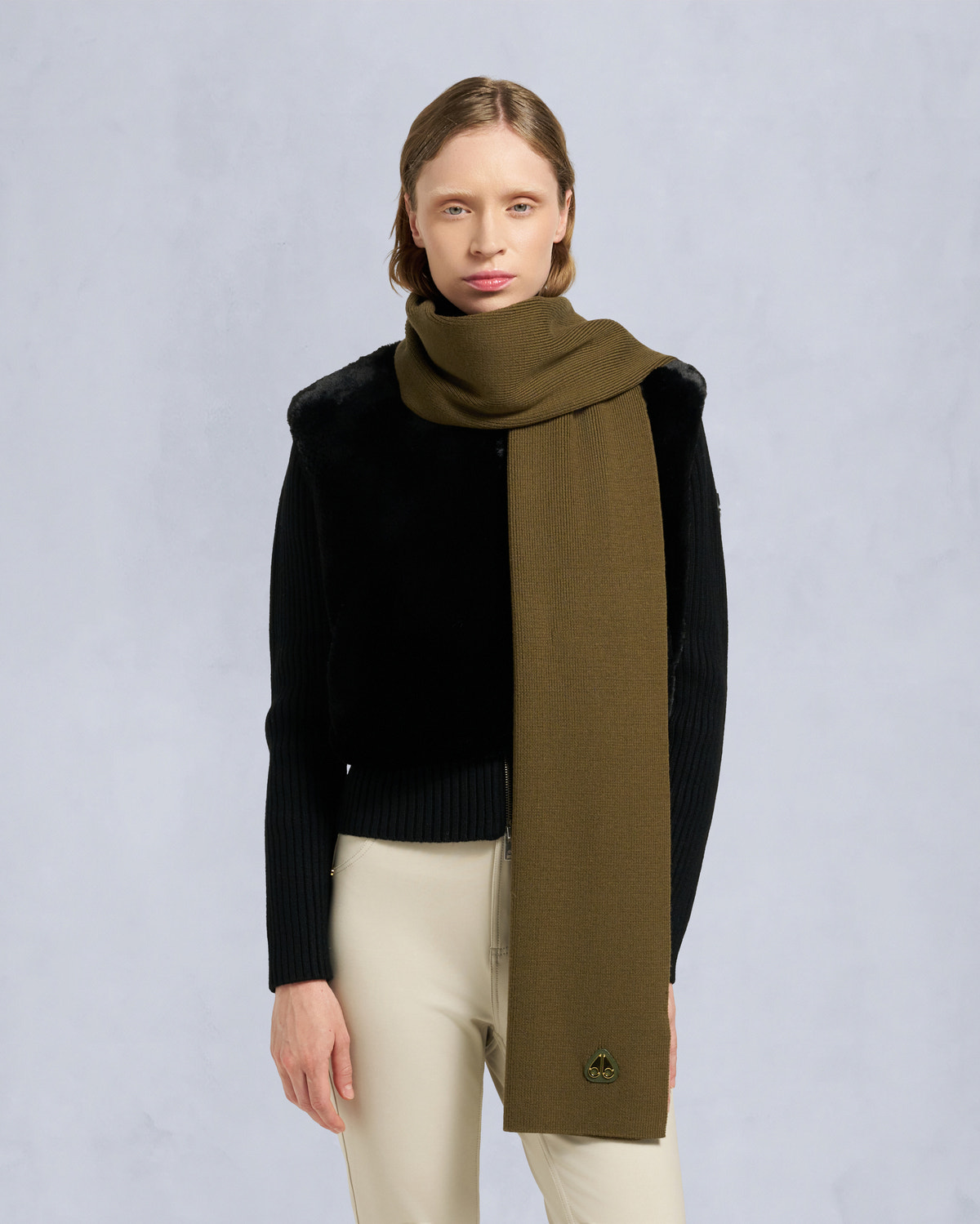 Moose Knuckles - M34MA526 - Parnis Unisex Scarf - ACCESSORIES - - Front Category