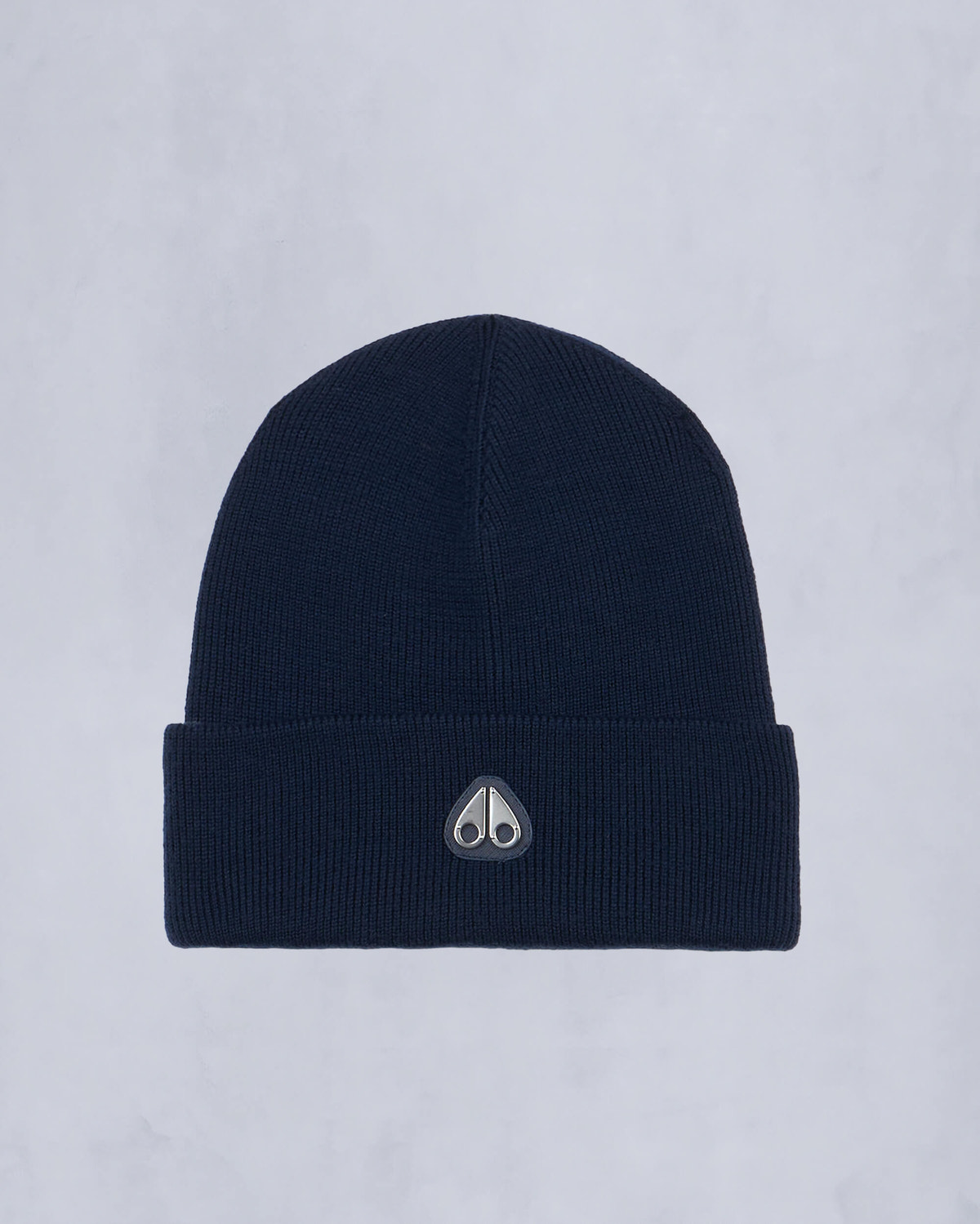 Moose Knuckles Accessories Parnis Unisex Beanie Navy M34MA544 Front Category
