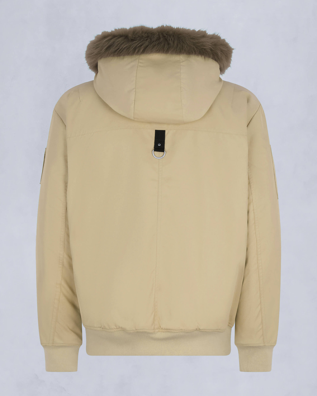 Moose Knuckles Mens Denali Bomber Jacket Sage /sage sherling M34MB027S Detail2