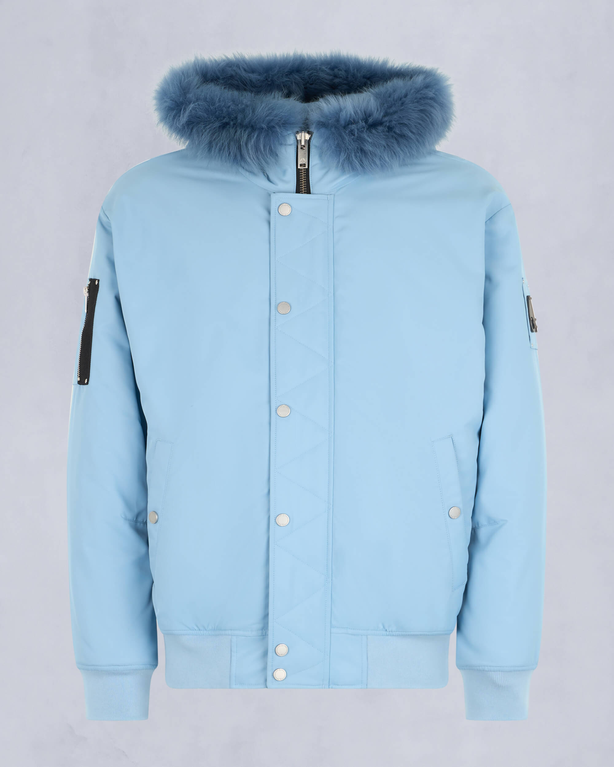 Moose Knuckles Mens Denali Bomber Jacket Rain / rain sherling M34MB027S - GM
