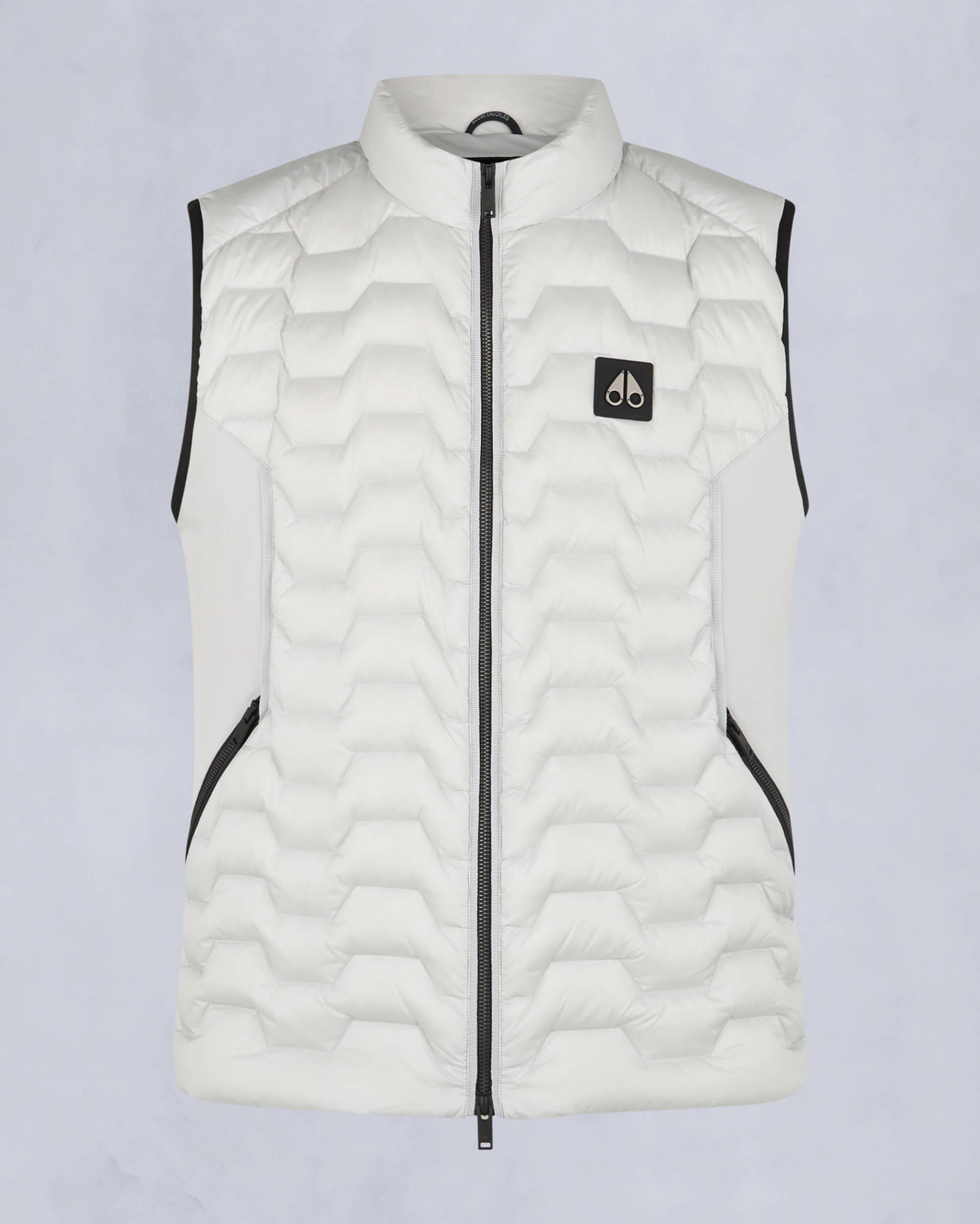 Moose Knuckles Mens Granite Down Hybrid Vest Stone M34MV452 - GM