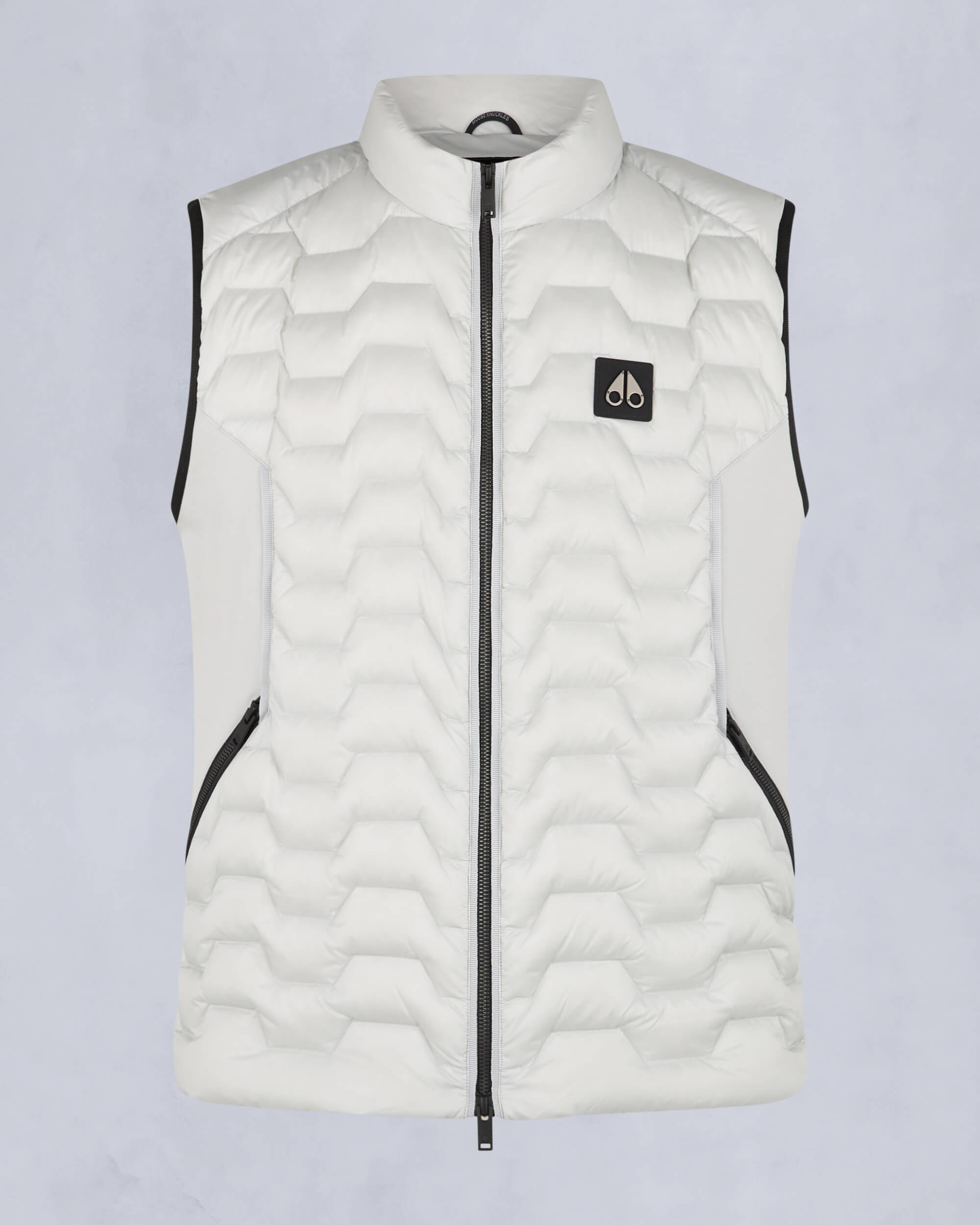Moose Knuckles Mens Granite Down Hybrid Vest Stone M34MV452 - GM