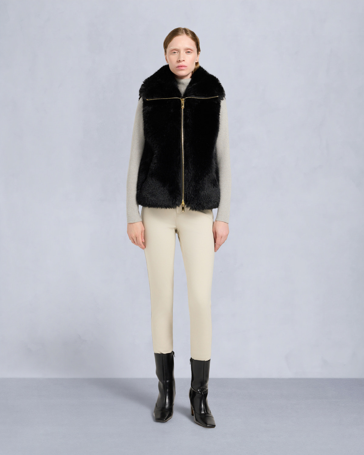Moose Knuckles - M35LV462G - Gold Series River Bunny Vest - WOMENS - - Front Category
