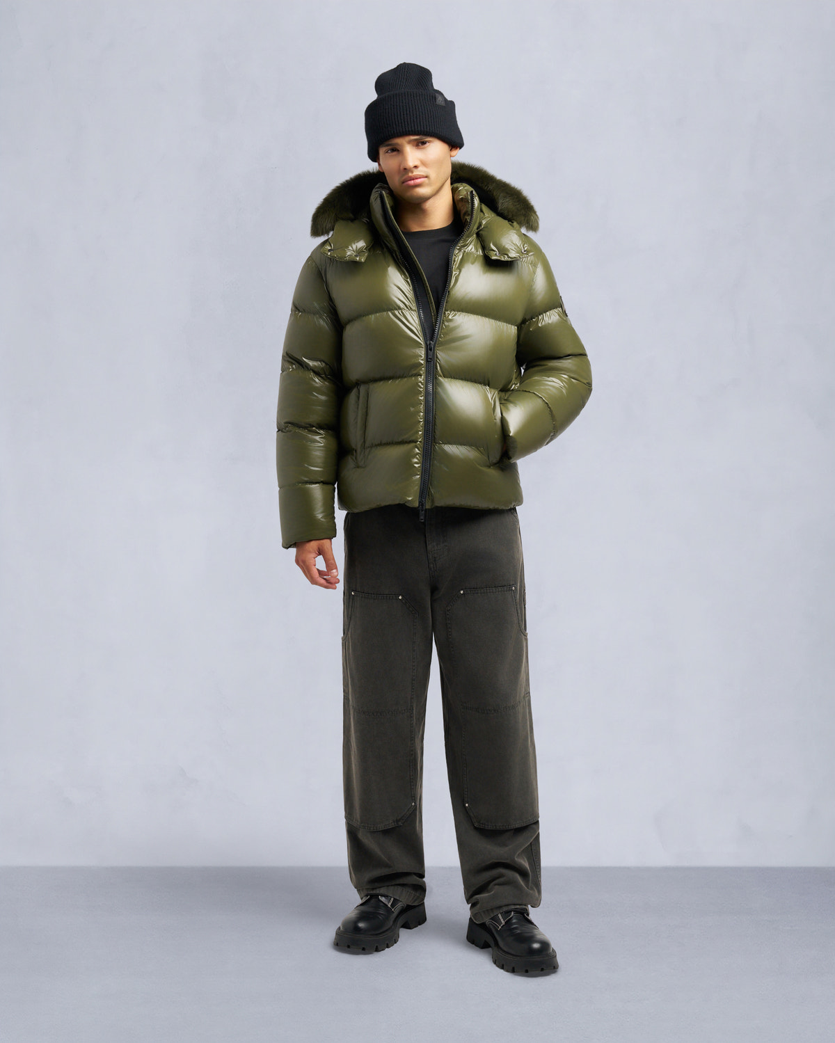Moose Knuckles - M35MJ144S - Kings Puffer Shearling Trim Jacket - MENS - - Front Category