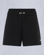 Moose Knuckles - M14LR798 - MixMedia Drawstring Shorts - WOMENS - Black - GM