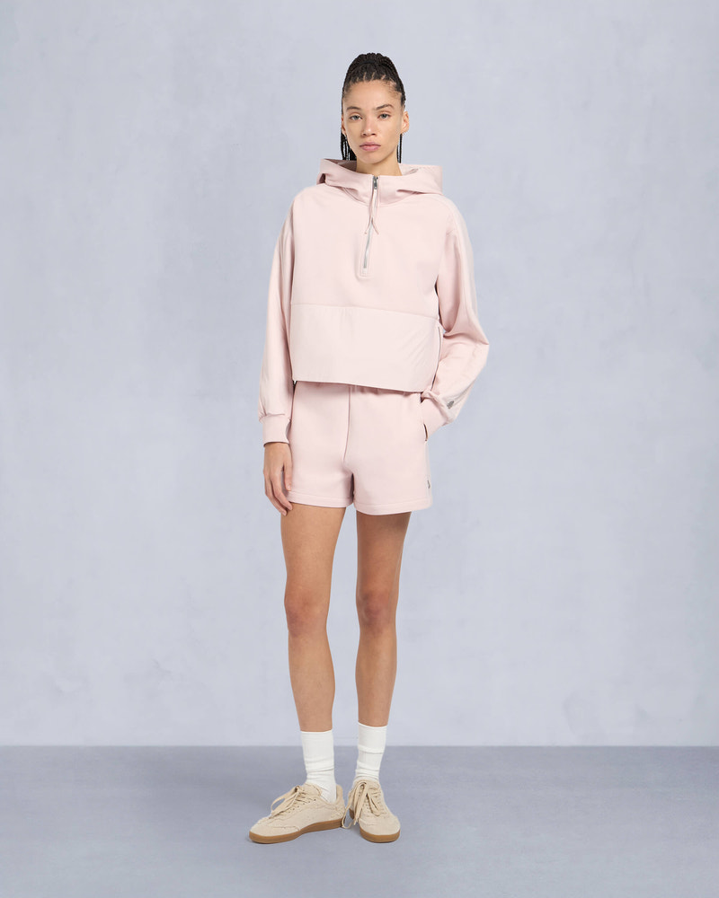 Moose Knuckles Womens MixMedia Pullover Hoodie PETAL M14LS635 Front Category