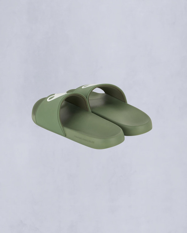 Moose Knuckles Accessories Logo Icon Sport Slides KELP M14MA503 Back