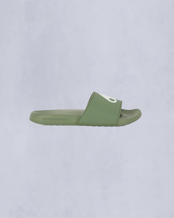Moose Knuckles Accessories Logo Icon Sport Slides KELP M14MA503 Detail1