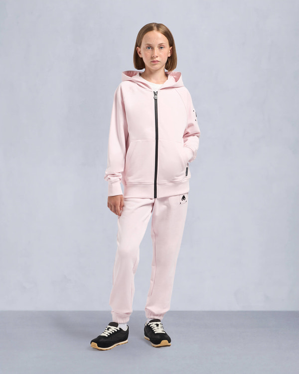 Moose Knuckles Kids Kids Unisex Hartsfield Zip Hoodie Heaven M14US634 Front Category