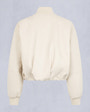 Moose Knuckles Womens Cardin Leather Bomber Jacket Bone M15LL307 Detail2