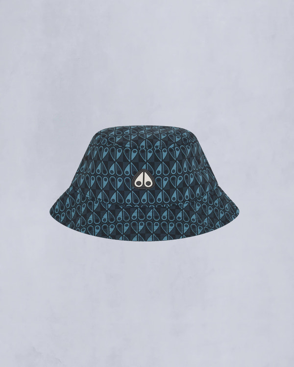 Moose Knuckles Accessories The Bay Bucket Hat NAVY COMBO M15MA538H2 Front Category
