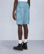 Moose Knuckles Mens Tristan Crinkle Drawstring Shorts SEA M15MR755 Back