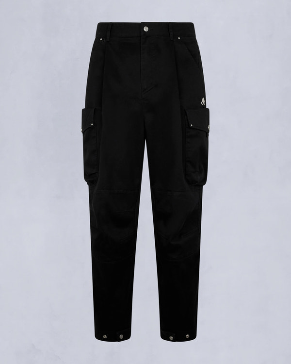 Moose Knuckles Mens Gaspe Cargo Pants Black M15MR771 - GM