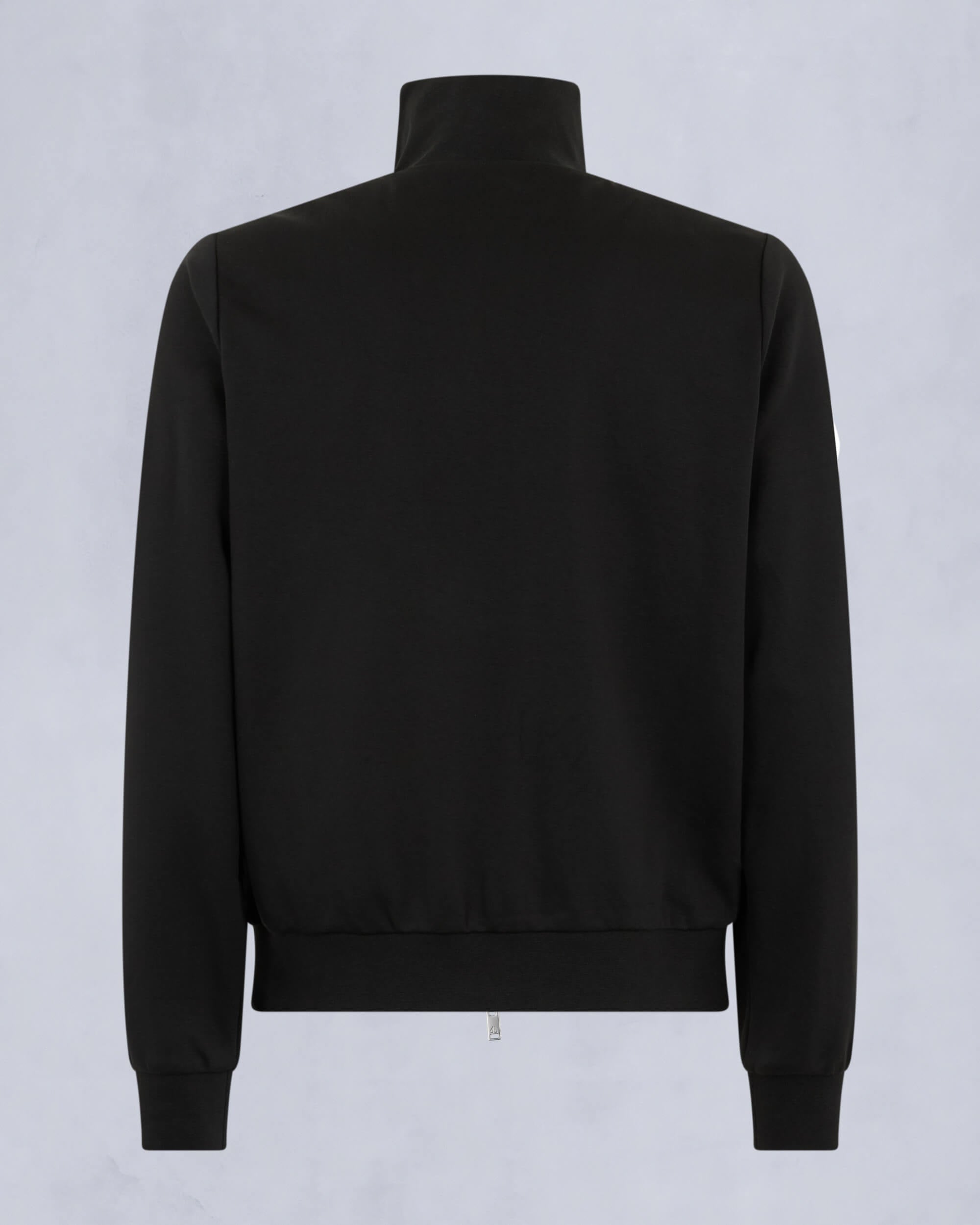 Moose Knuckles Mens Clarke Air Down Hybrid Hoodie Black / Shiny Black M15MS606 Detail2