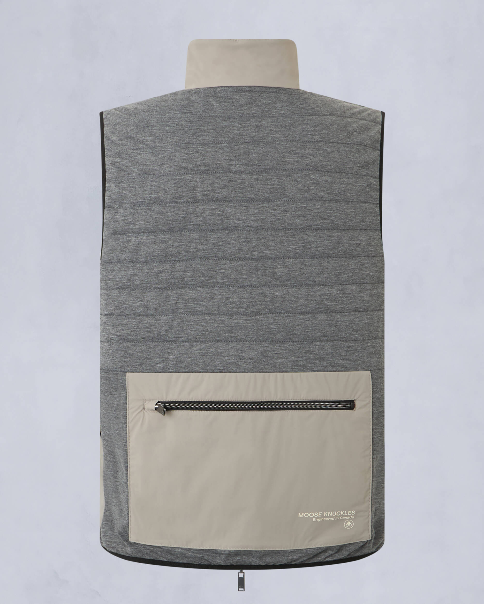 Moose Knuckles Mens Dominion Packable Vest BLACK/DUSK M15MV452 Detail8