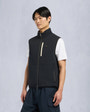 Moose Knuckles Mens Dominion Packable Vest BLACK/DUSK M15MV452 Front