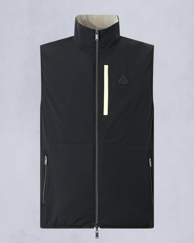 Moose Knuckles Mens Dominion Packable Vest BLACK/DUSK M15MV452 - GM
