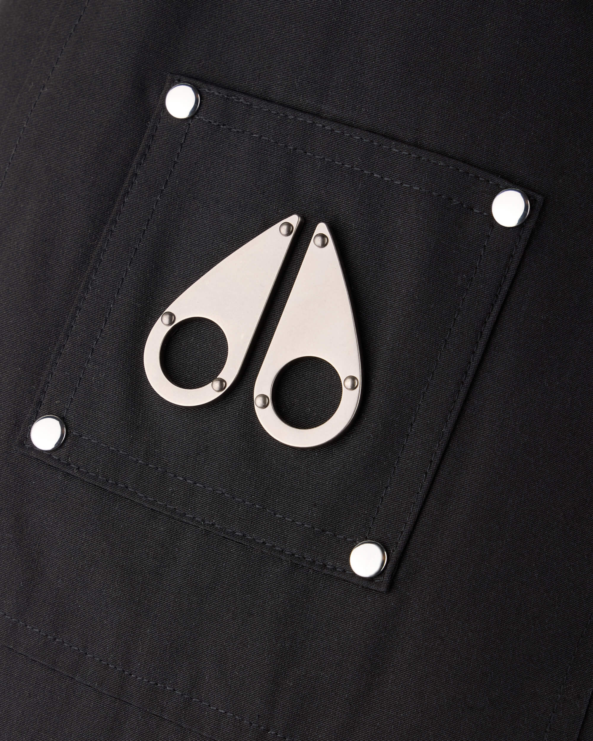 Moose Knuckles - M32UB035S - Kids Unisex Original Bomber  - KIDS - Black / Black Shearling - Detail1
