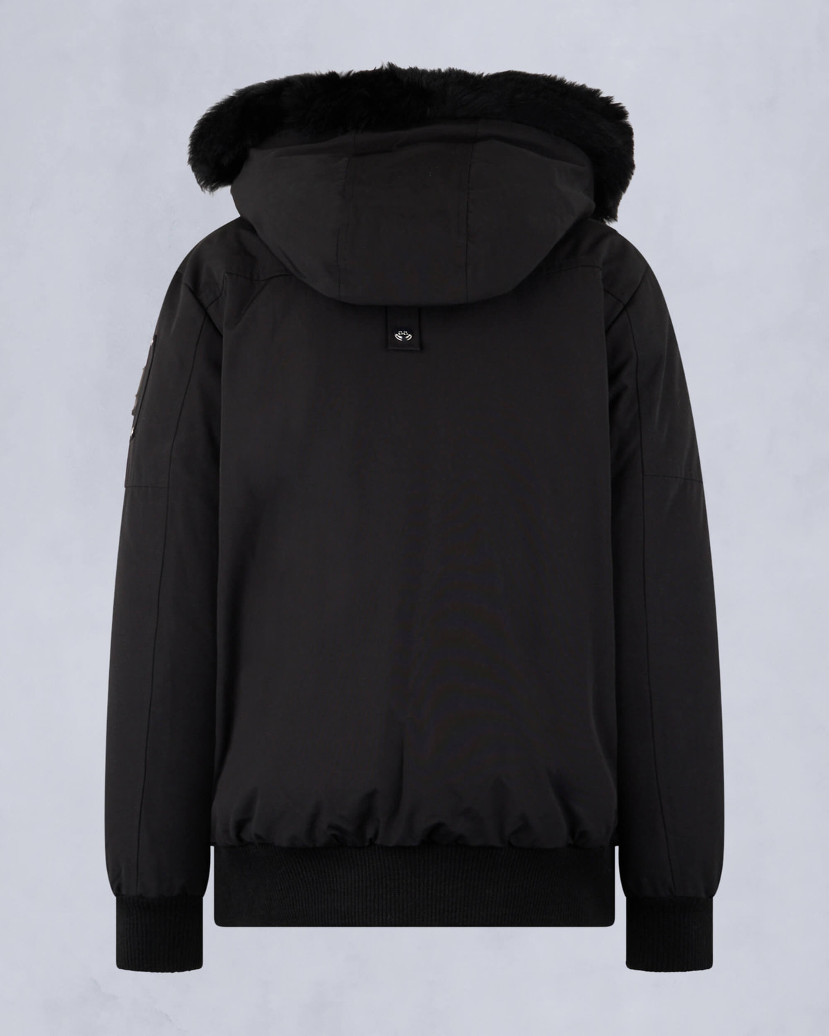 Moose Knuckles - M32UB035S - Kids Unisex Original Bomber  - KIDS - Black / Black Shearling - Detail2