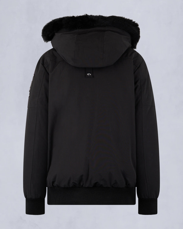Moose Knuckles - M32UB035S - Kids Unisex Original Bomber  - KIDS - Black / Black Shearling - Detail2