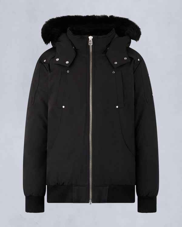 Moose Knuckles - M32UB035S - Kids Unisex Original Bomber  - KIDS - Black / Black Shearling - GM