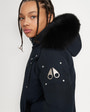 Moose Knuckles - M32UB035S - Kids Unisex Original Bomber  - KIDS - Navy / Black Shearling - Detail5