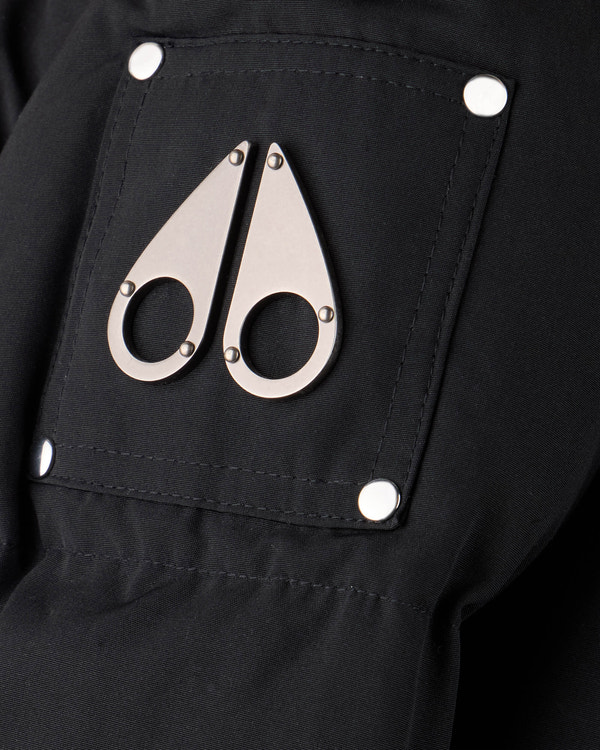 Moose Knuckles - M32UJ193S - Kids Unisex Original Shearling 3Q Jacket - KIDS - Black / Black Shearling - Detail1