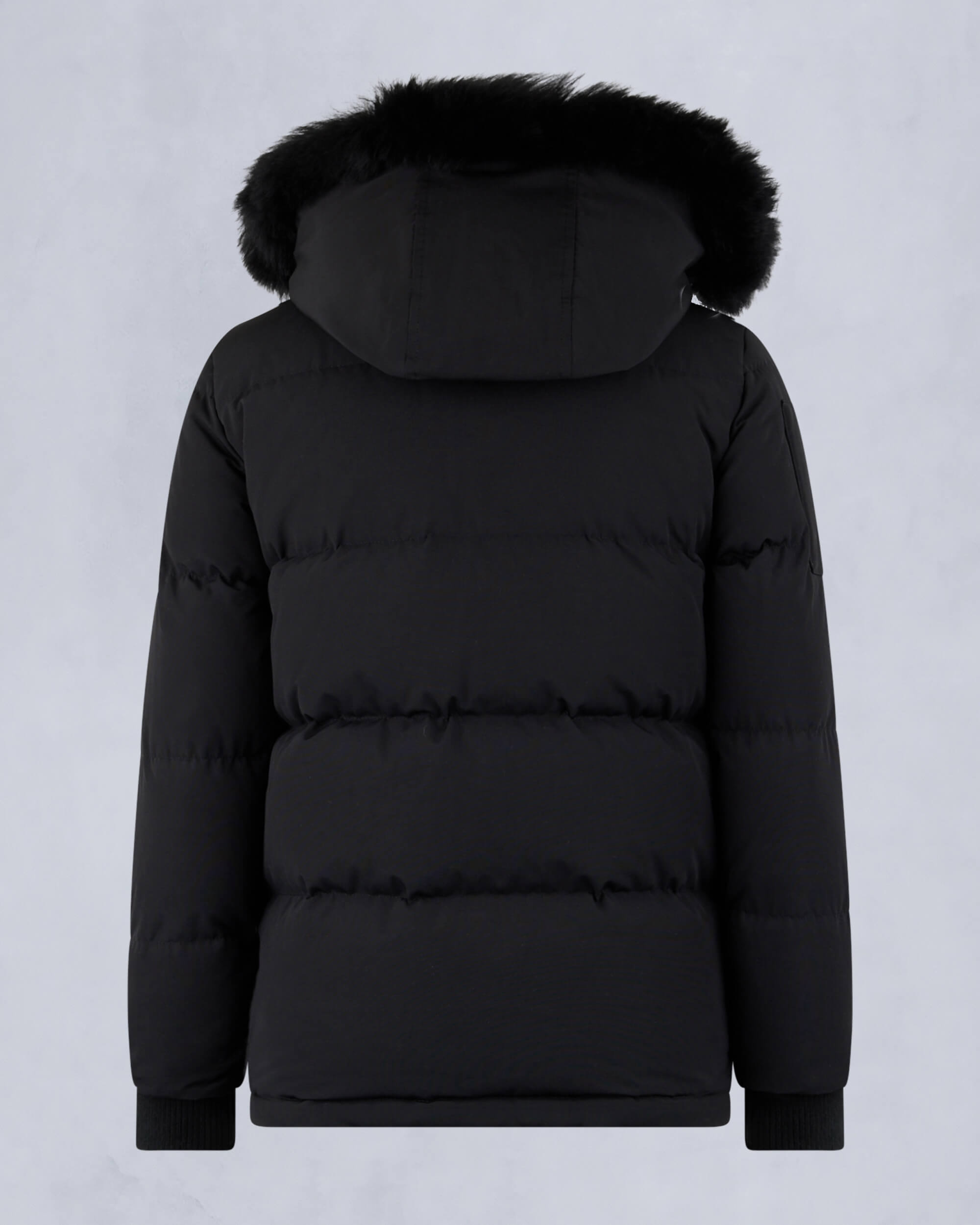 Moose Knuckles - M32UJ193S - Kids Unisex Original Shearling 3Q Jacket - KIDS - Black / Black Shearling - Detail2