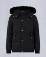 Moose Knuckles - M32UJ193S - Kids Unisex Original Shearling 3Q Jacket - KIDS - Black / Black Shearling - GM