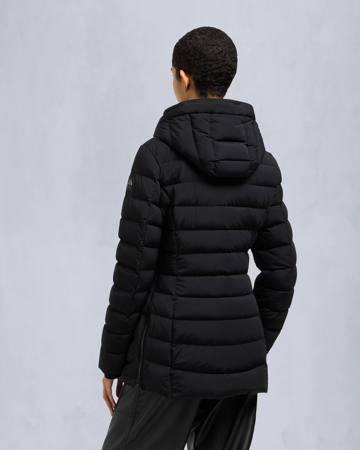 Moose Knuckles Womens Rockcliff Jacket Black M34LJ206N Back