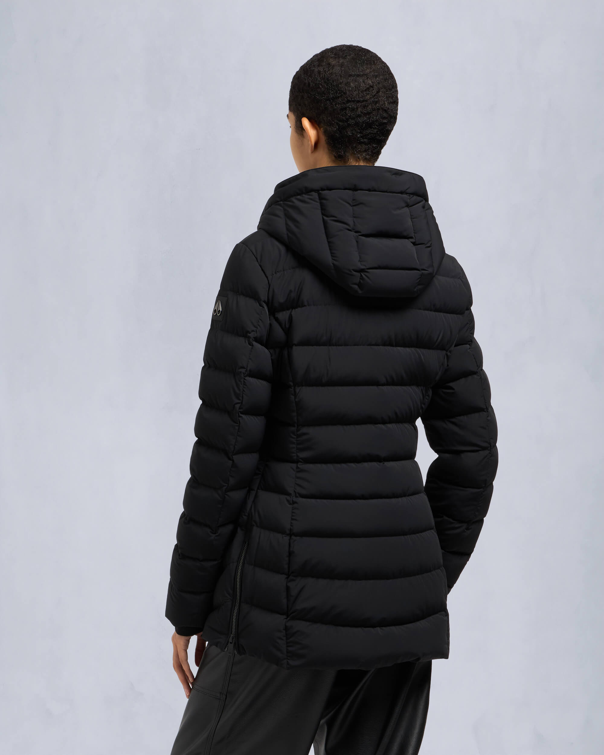 Moose Knuckles Womens Rockcliff Jacket Black M34LJ206N Back