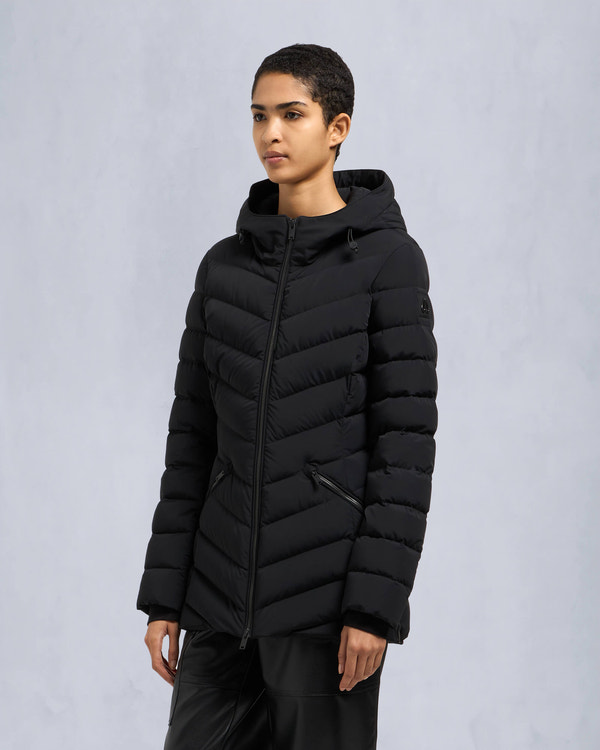Moose Knuckles Womens Rockcliff Jacket Black M34LJ206N Front