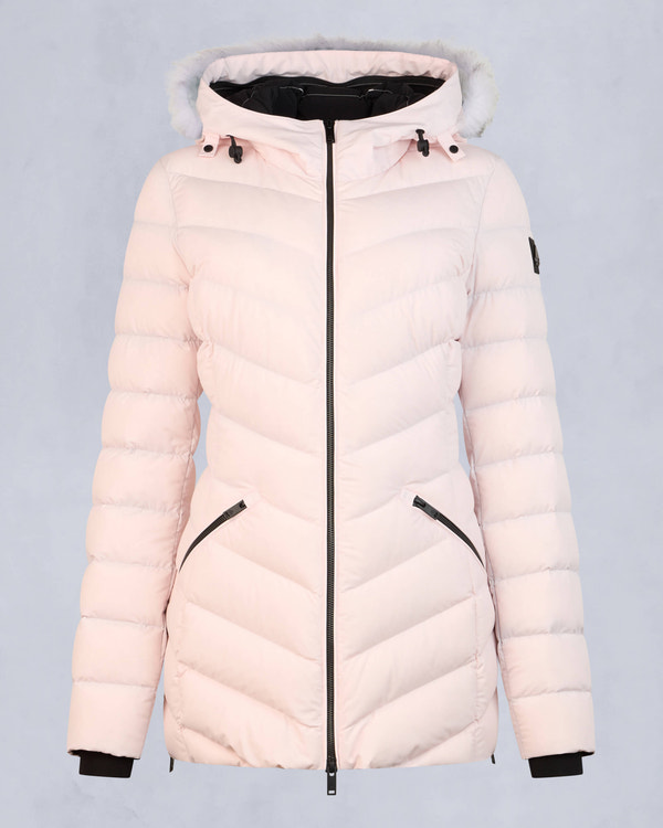 Moose Knuckles - M34LJ206S - Roselawn Jacket - WOMENS - Heaven  / natural shearling  - GM