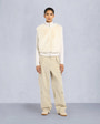 Moose Knuckles Womens Dua Bunny Wool Blend Sweater Milky Way M34LK656 Front Category