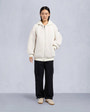 Moose Knuckles Womens Holland Sherpa Hoodie Ivory M34LS617 Front Category