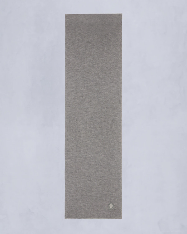 Moose Knuckles Accessories Parnis Unisex Scarf Stone M34MA526 Front Category