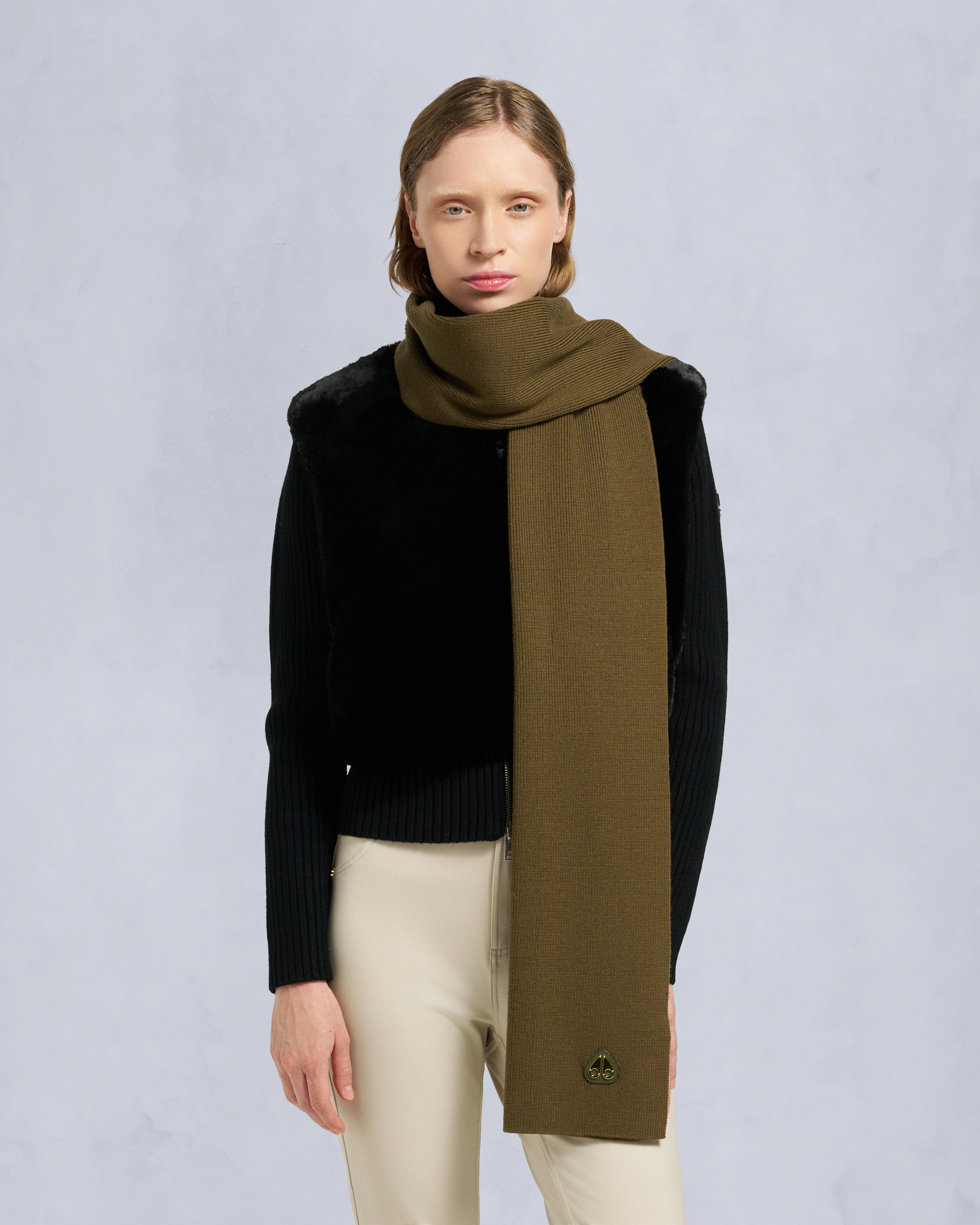 Moose Knuckles - M34MA526 - Parnis Unisex Scarf - ACCESSORIES -  - Front Category