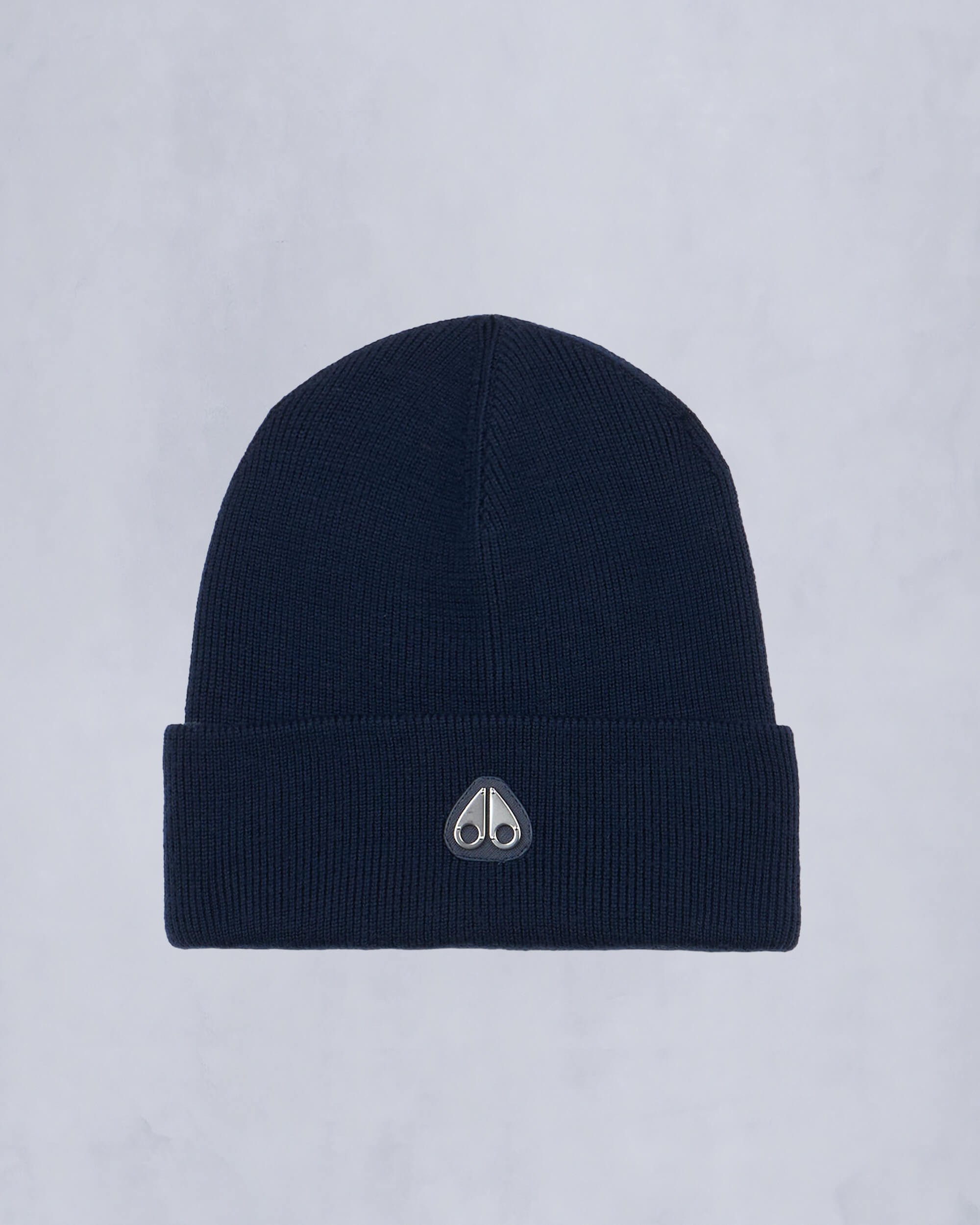Moose Knuckles Accessories Parnis Unisex Beanie Navy M34MA544 Front Category