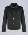 Moose Knuckles Mens Jacques Wool Shirt Jacket Charcoal M34MJ216 - GM