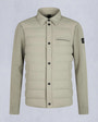 Moose Knuckles Mens Marble Hybrid Shirt Jacket Sage M34MK670 - GM
