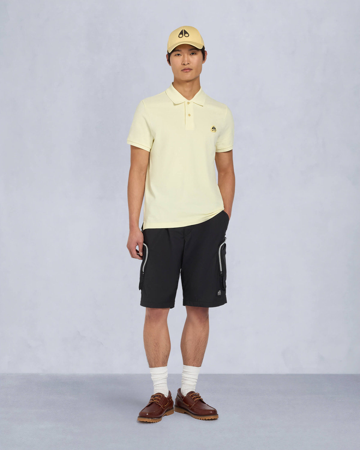 Moose Knuckles Mens Everett Polo BEAM M34MT712 Front Category
